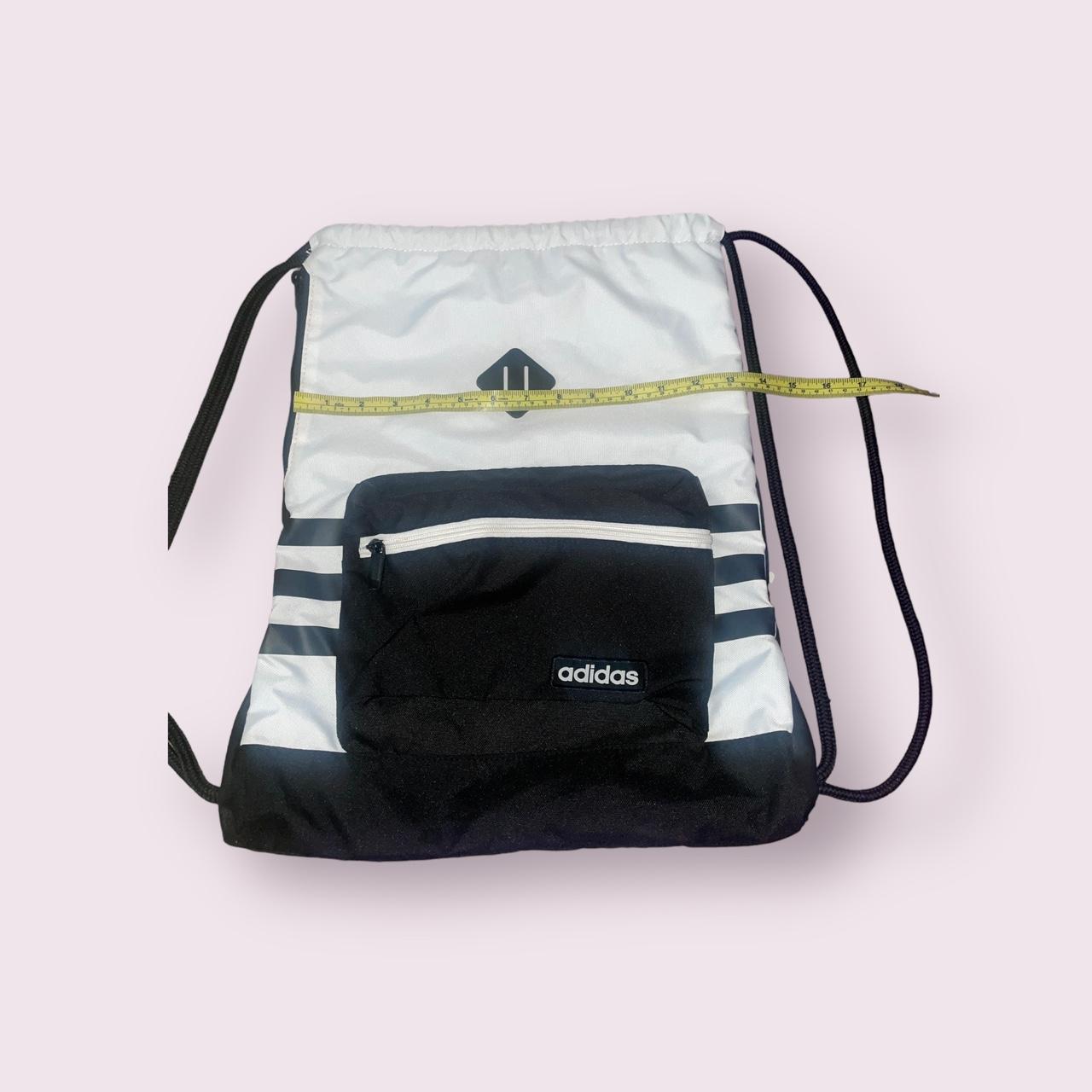 Adidas drawstring bag white online