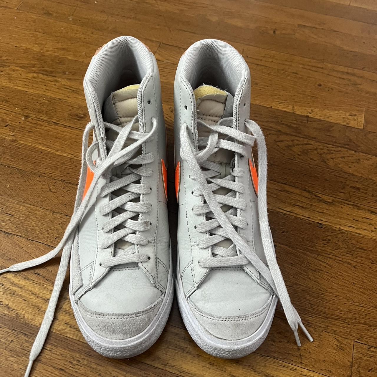 nike blazer orange swoosh