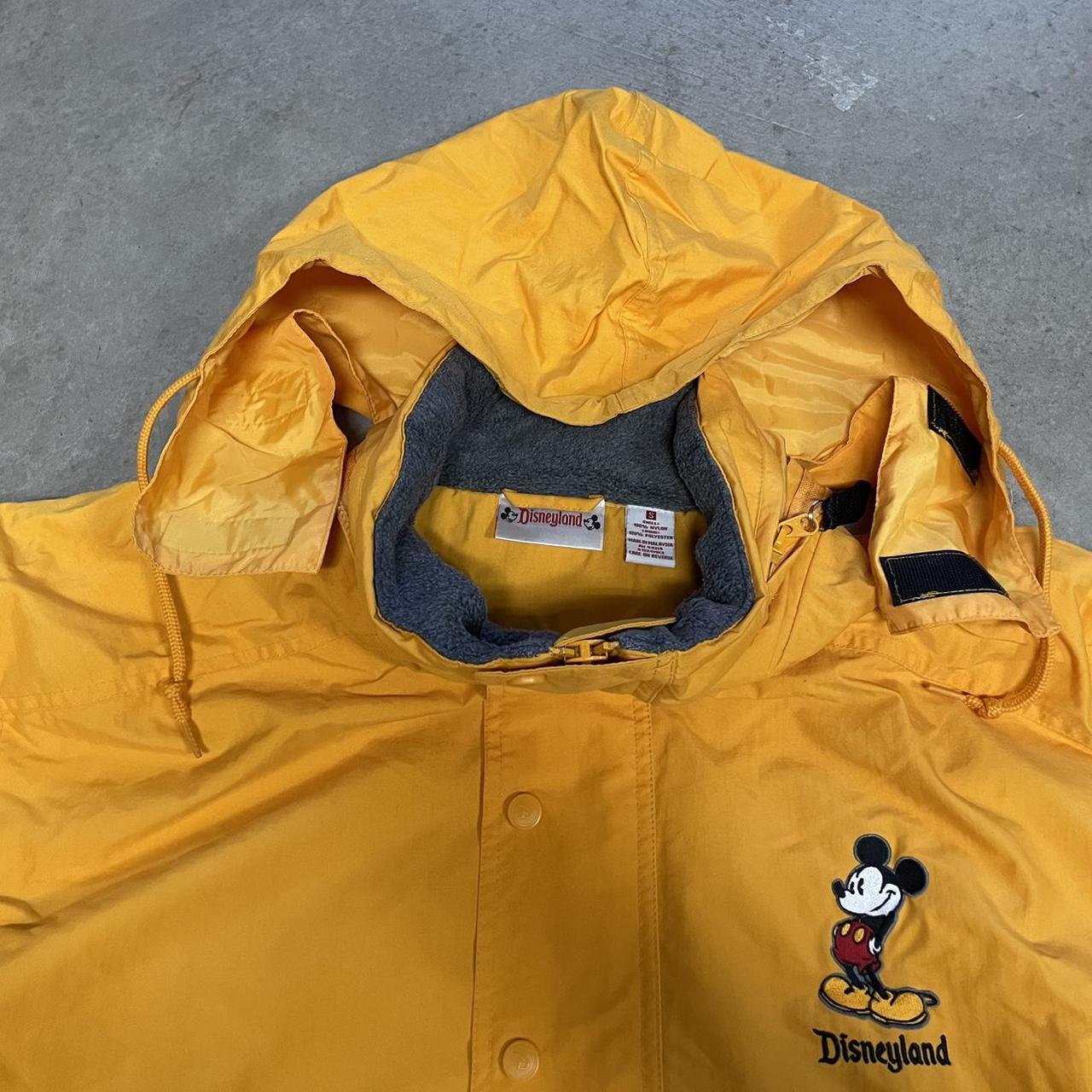 Small yellow Disney Mickey Mouse windbreaker with. Depop