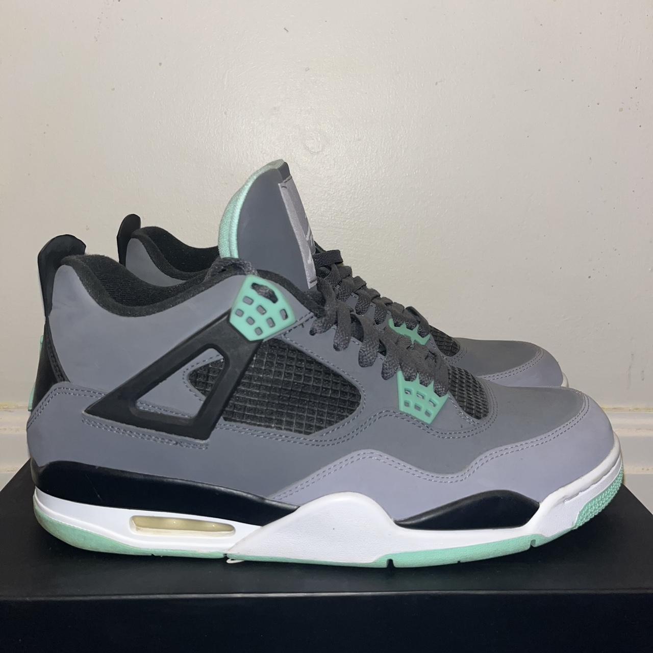 Nike Air Jordan 4 green glow 2012 release Original... - Depop