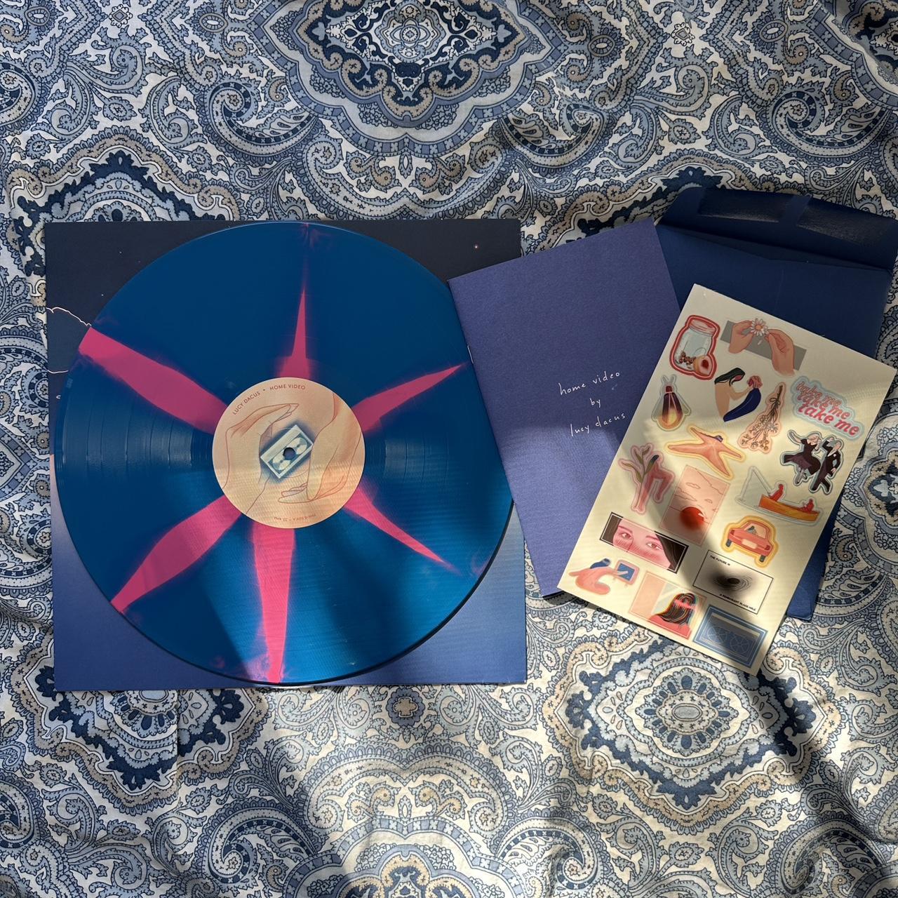 Lucy Dacus - Home Video Pink And Blue Pinwheel Vinyl... - Depop