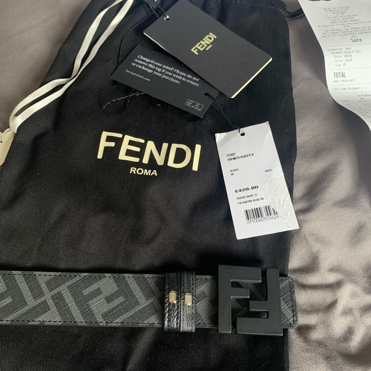fendi belt men black