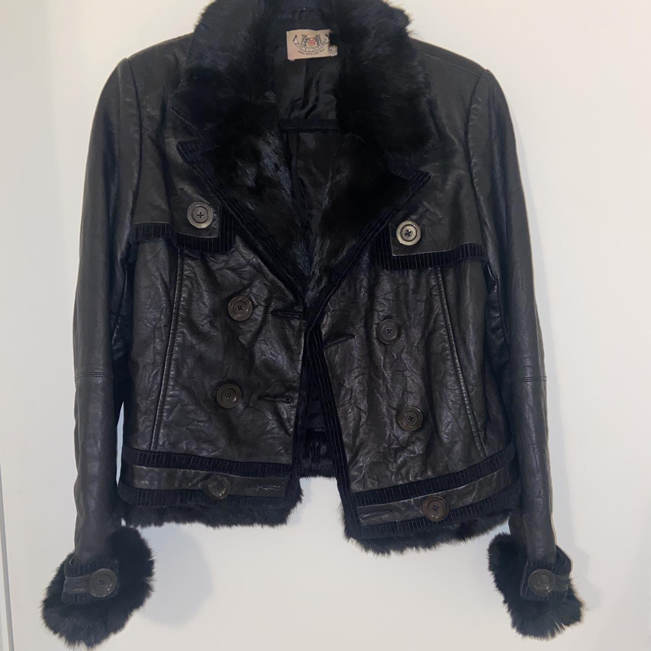 Juicy Couture Women's Black Jacket | Depop