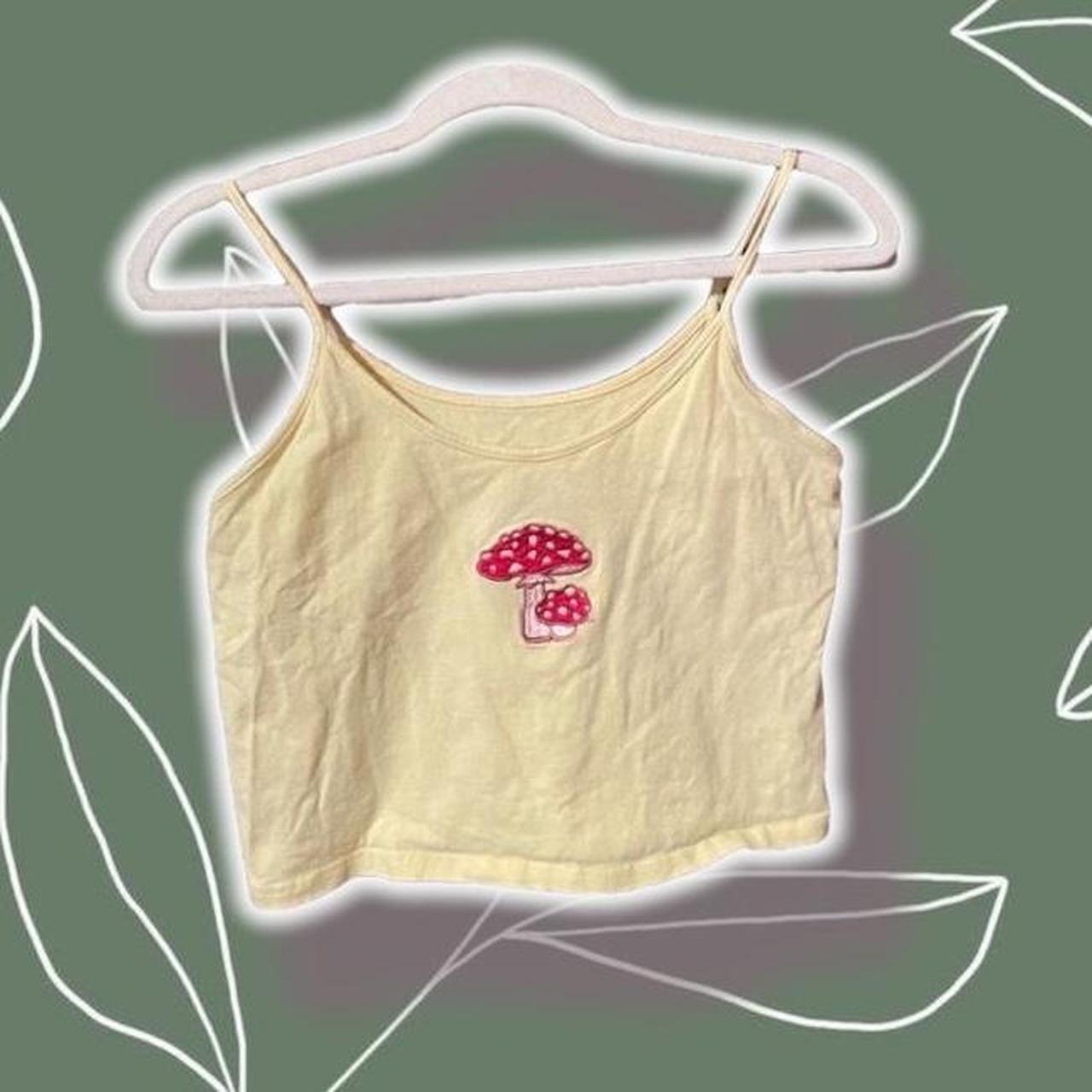 Freeze 24-7 Women's Yellow and Red Crop-top