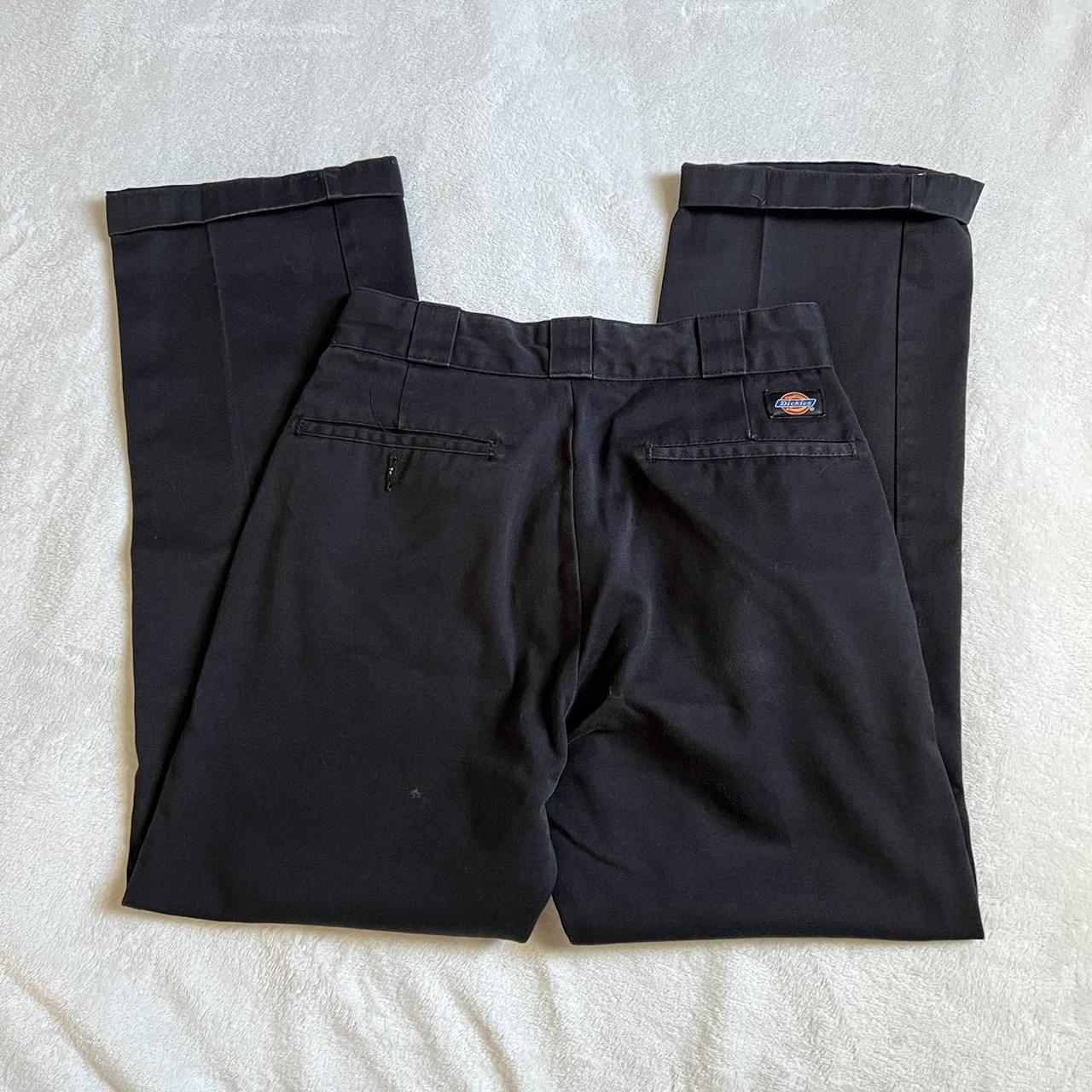 Black 28x30 Dickies pants in great condition besides... - Depop