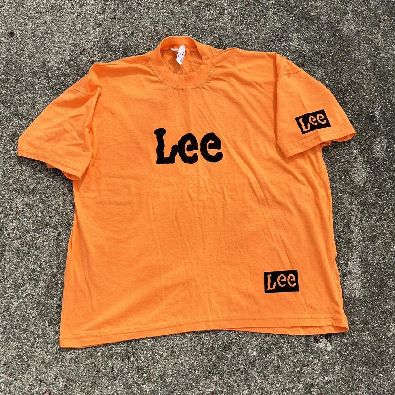 A vintage 90s Lee Logo Tee Gently used (8/10) In... - Depop