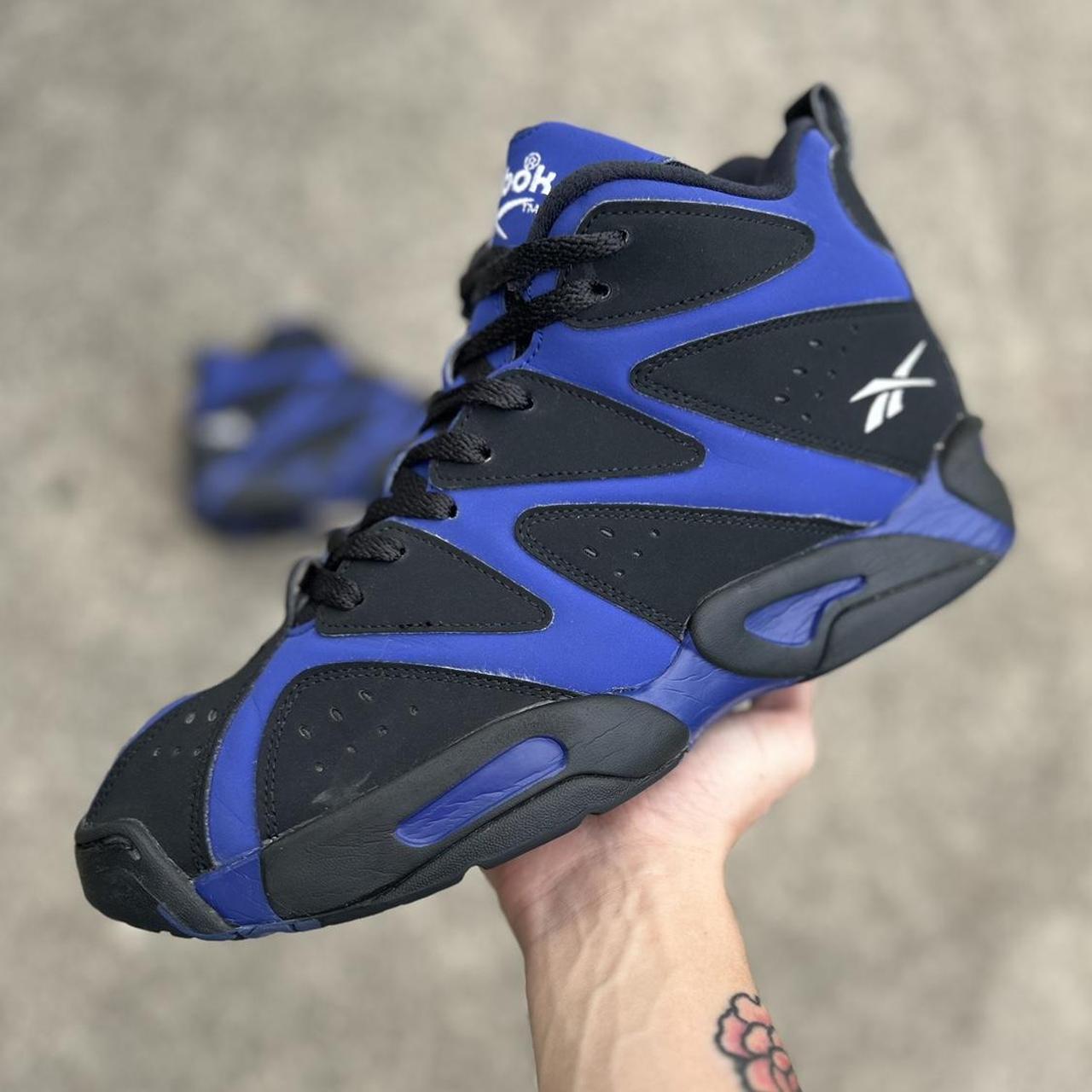 A super sick pair of Reebok Kamikaze 1 Mid Blue