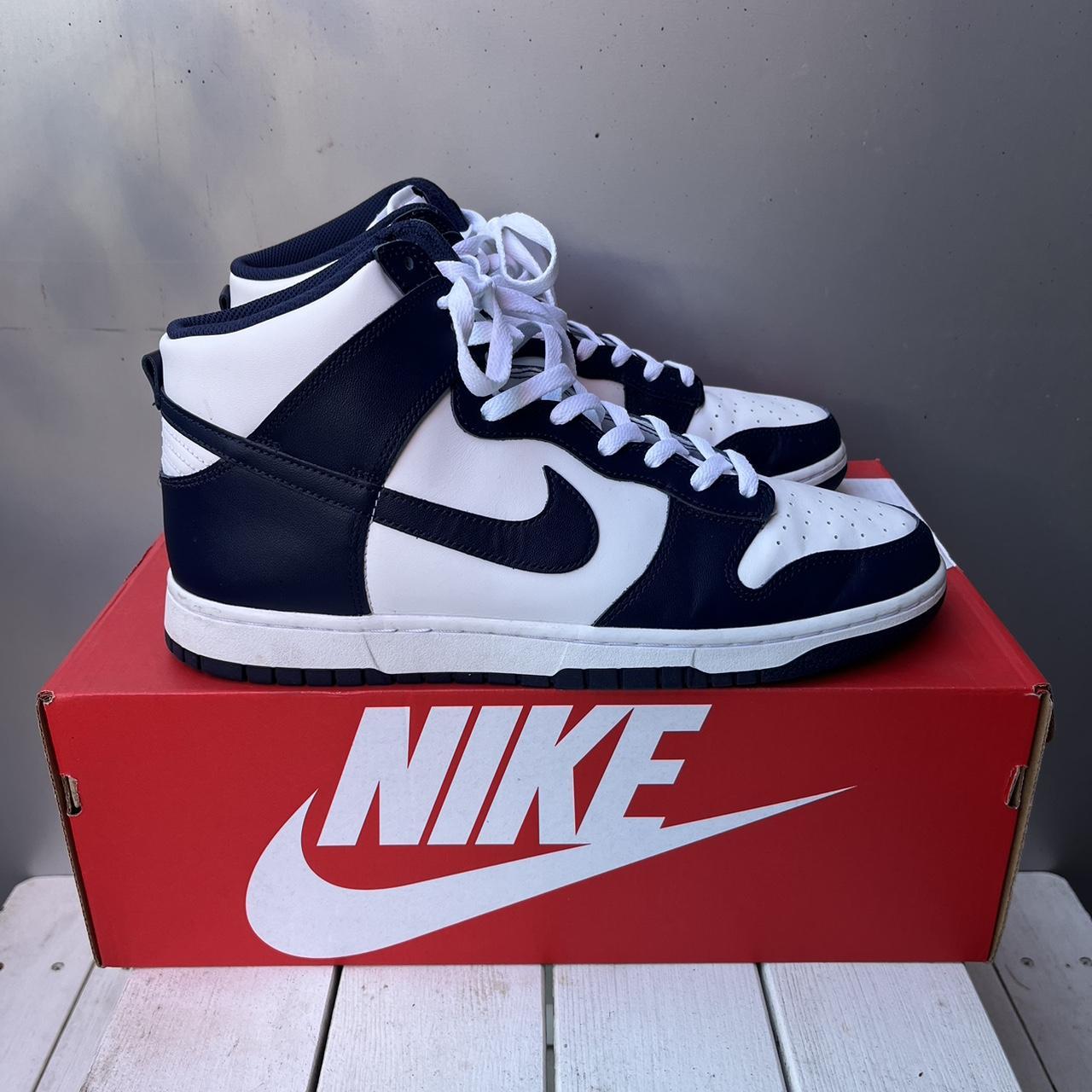 Nike Dunk High – Midnight Navy (2021) Size US Depop