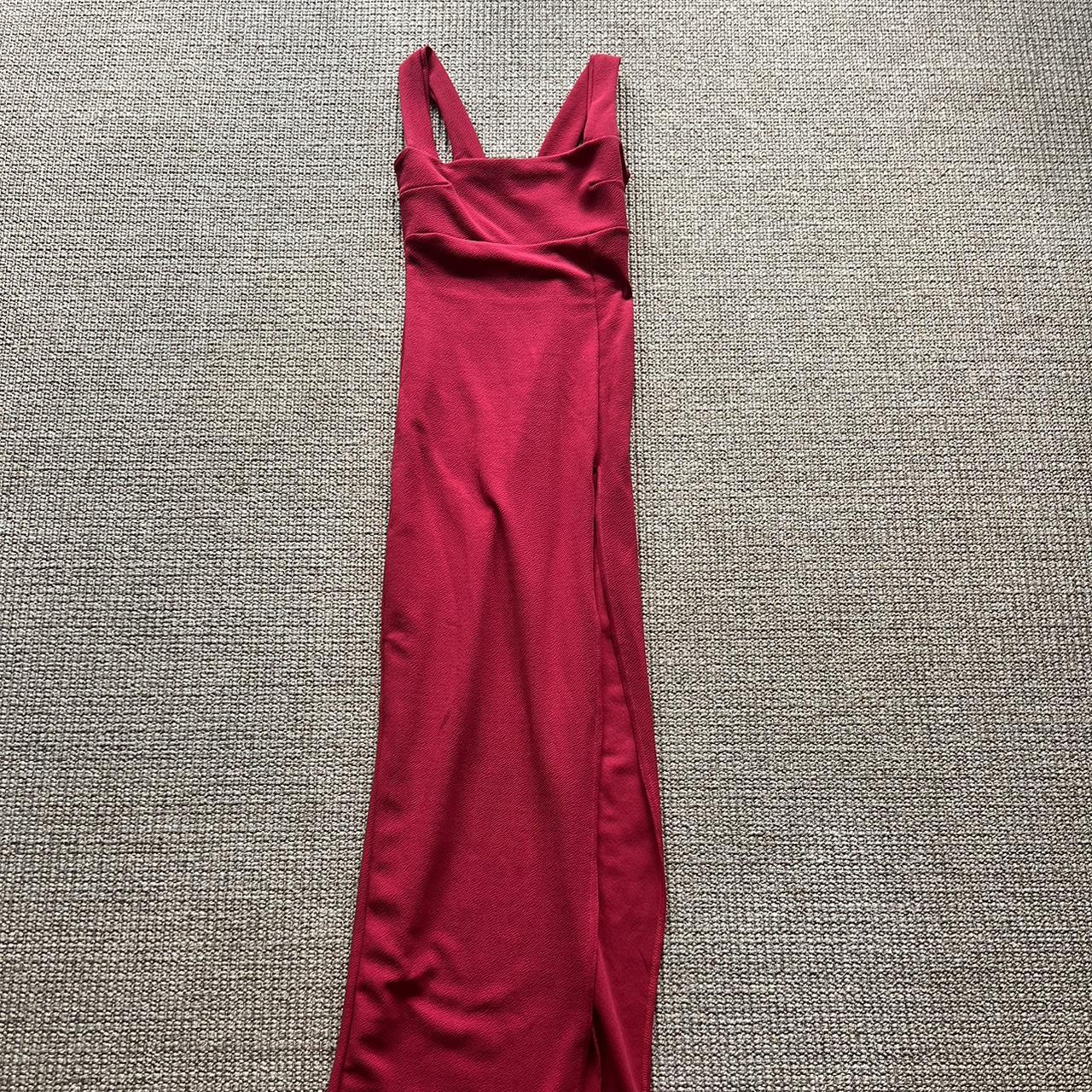 Red nasty gal dress, worn once for a xmas party.... - Depop