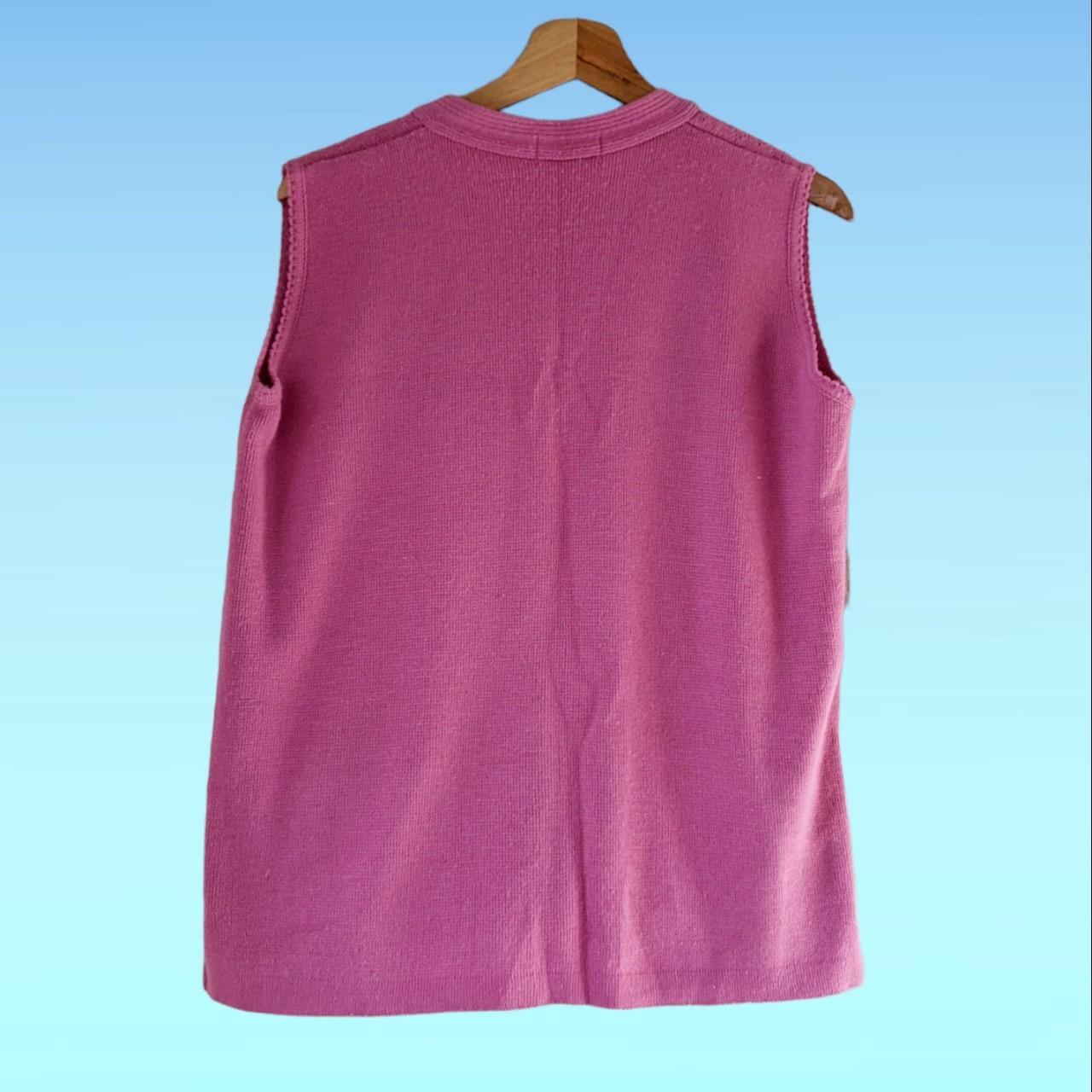 Women's Pink Vest Depop