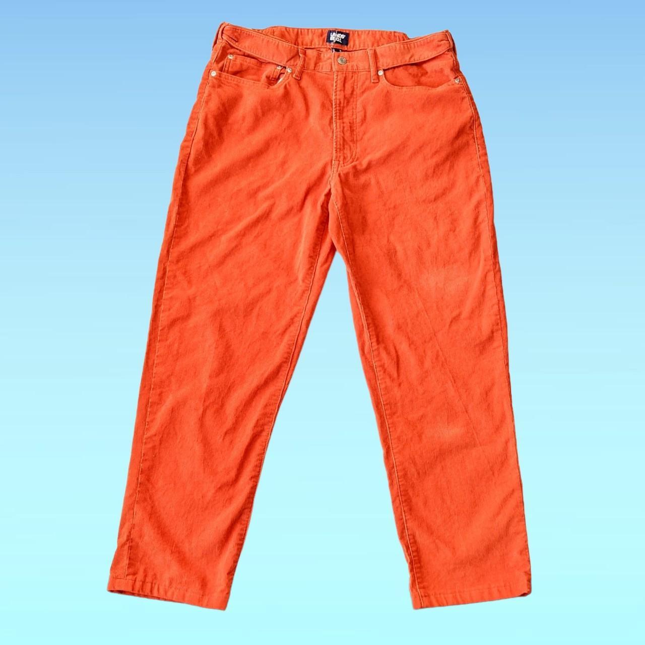 Lands' End Men's Orange Trousers Depop