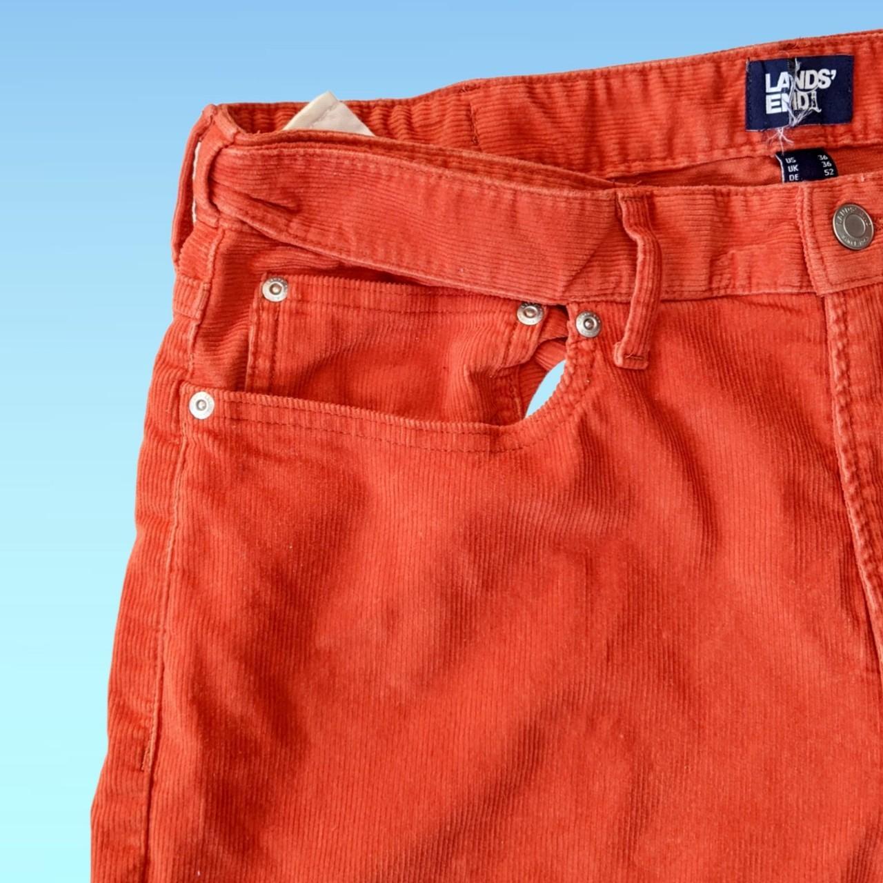 Lands' End Men's Orange Trousers Depop