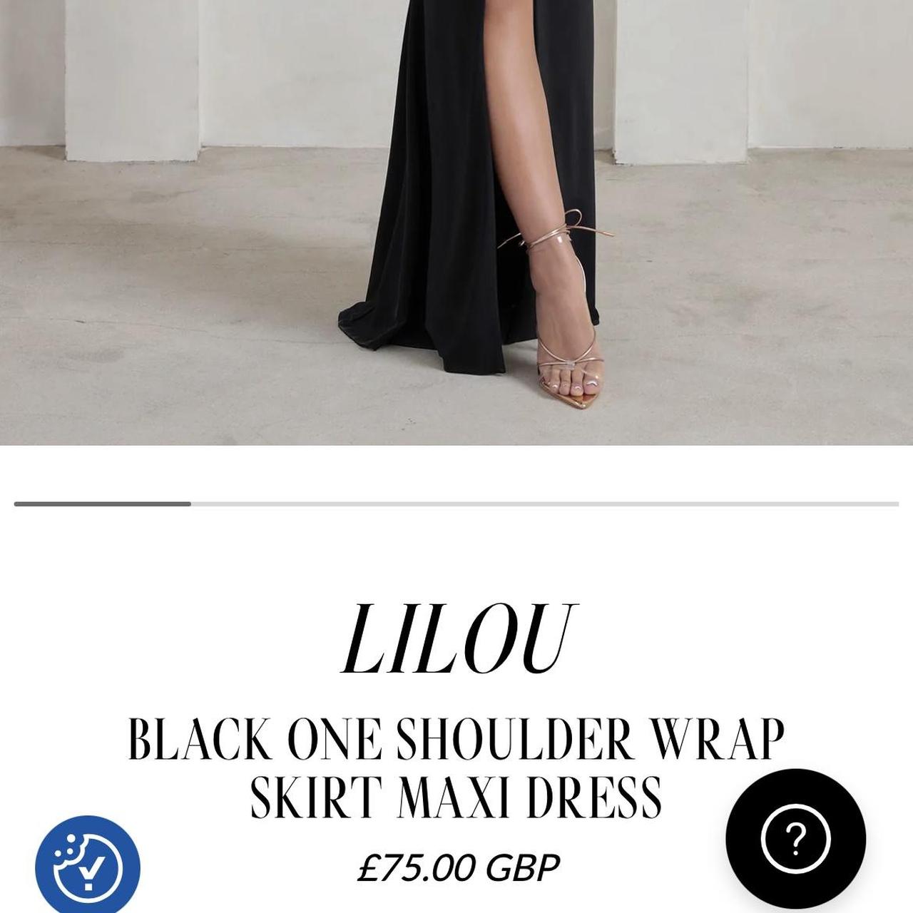 Club L London black maxi dress 'Lilou black Depop