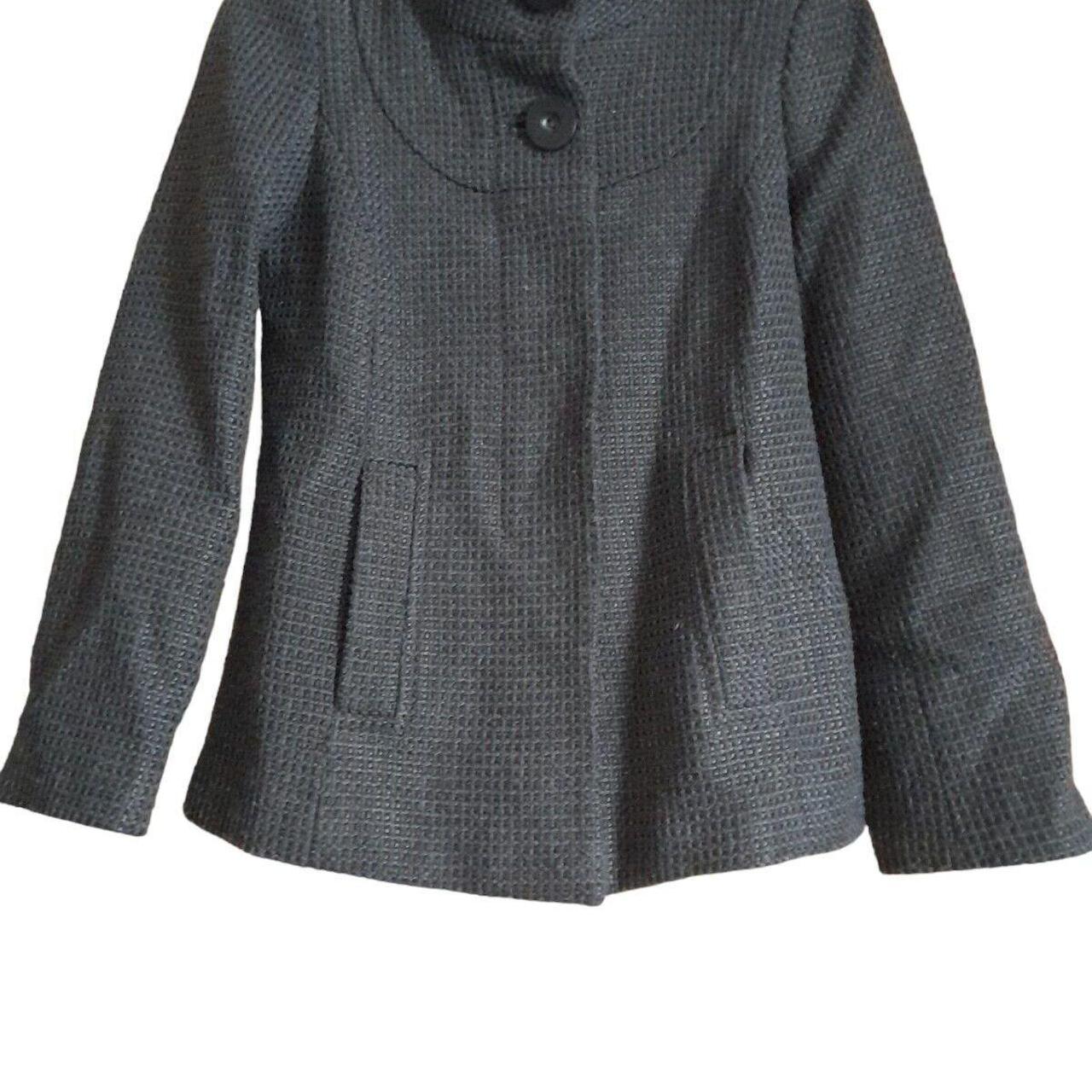 Jasper Conran Womens Coat High Neck Button Up Wool