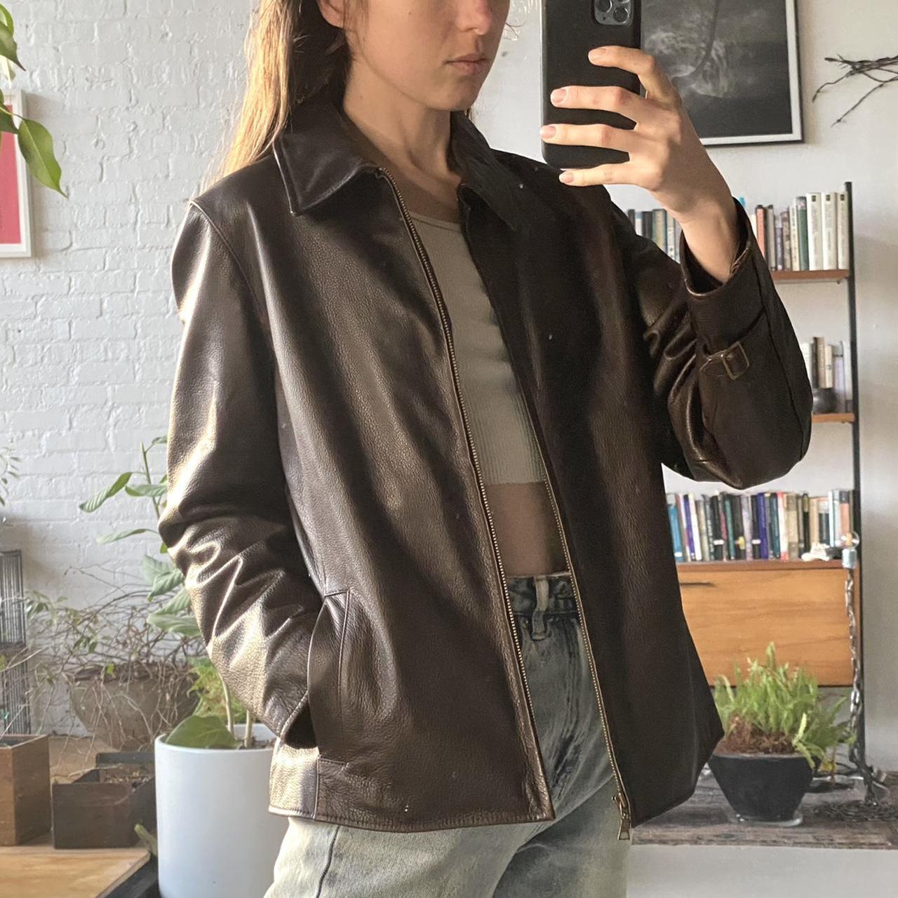 Love This Vintage 90s Eddie Bauer Brown Genuine Depop 0538