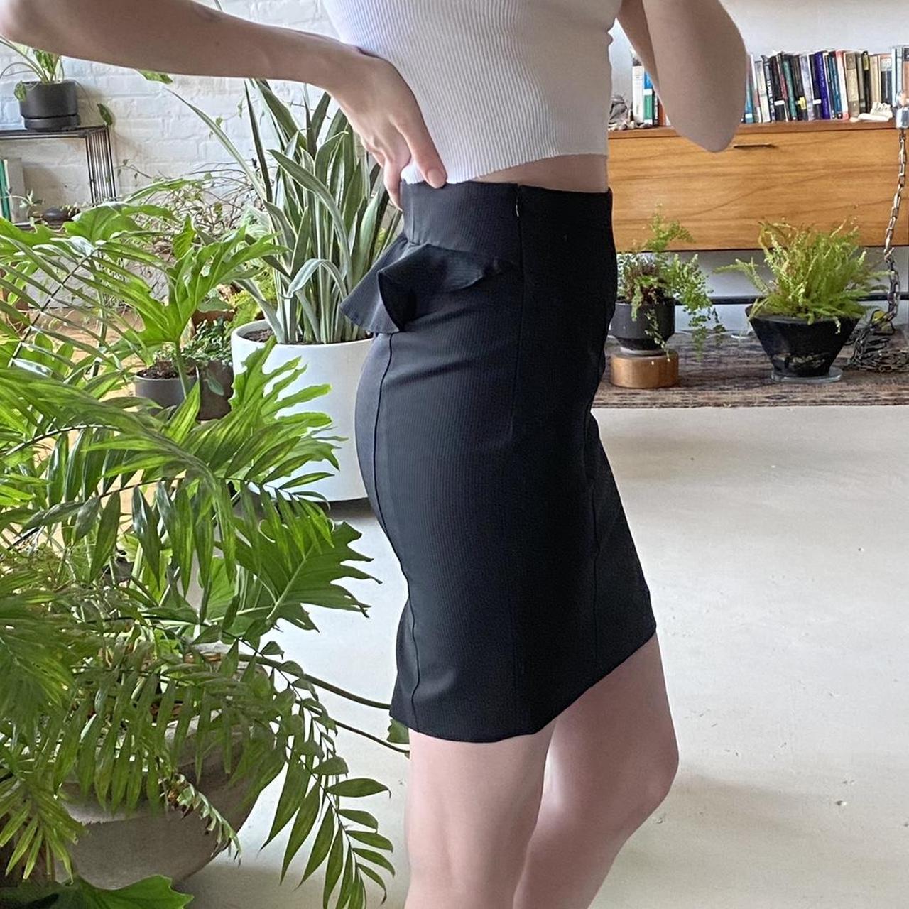 Emporio Armani Women's Black Skirt | Depop