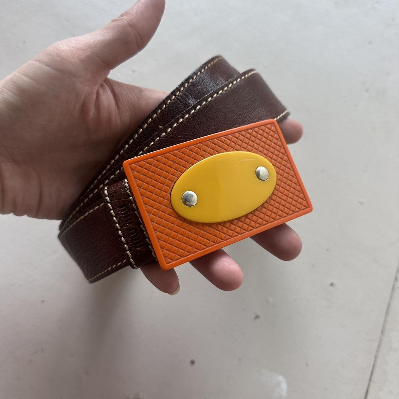 Miu Miu Women's Belt - Brown/Multi – Miu MIu vint… - image 3