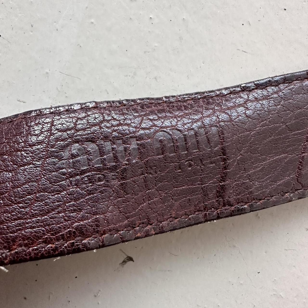 Miu Miu Women's Belt - Brown/Multi – Miu MIu vint… - image 5