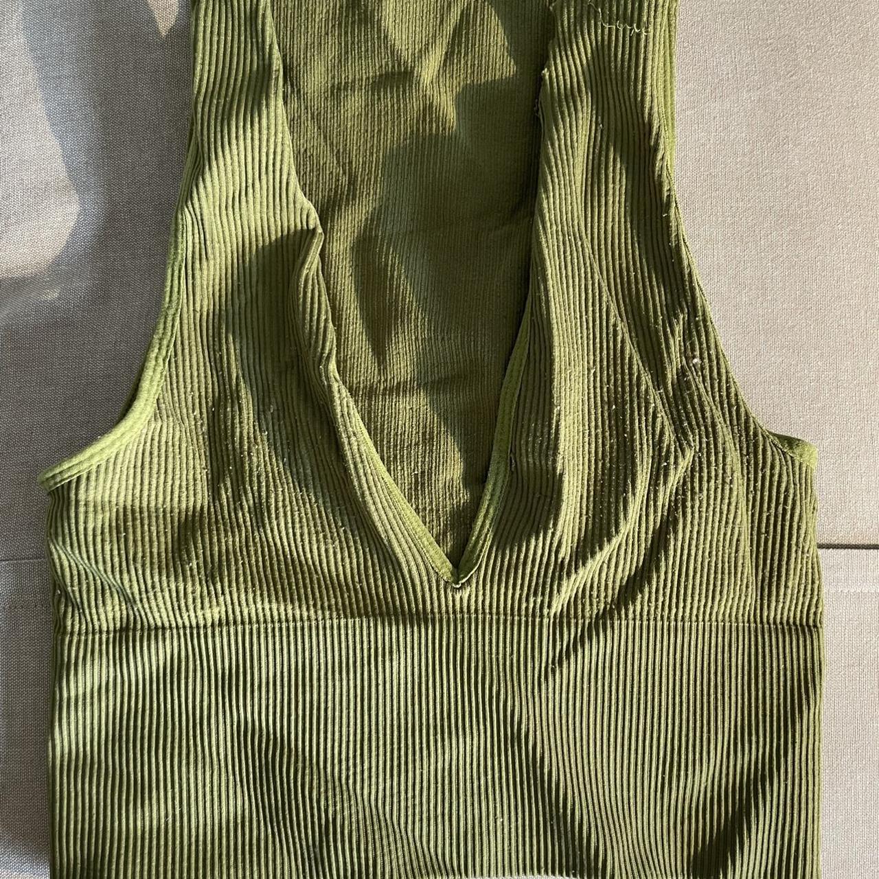 Olive green josie top. Perfect for clubbing,... - Depop