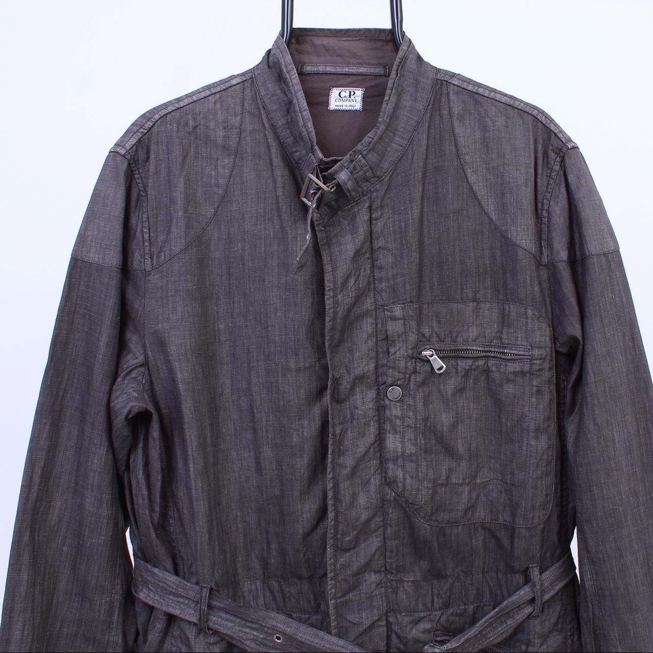 Vintage CP. Company biker overshirt jacket with... - Depop