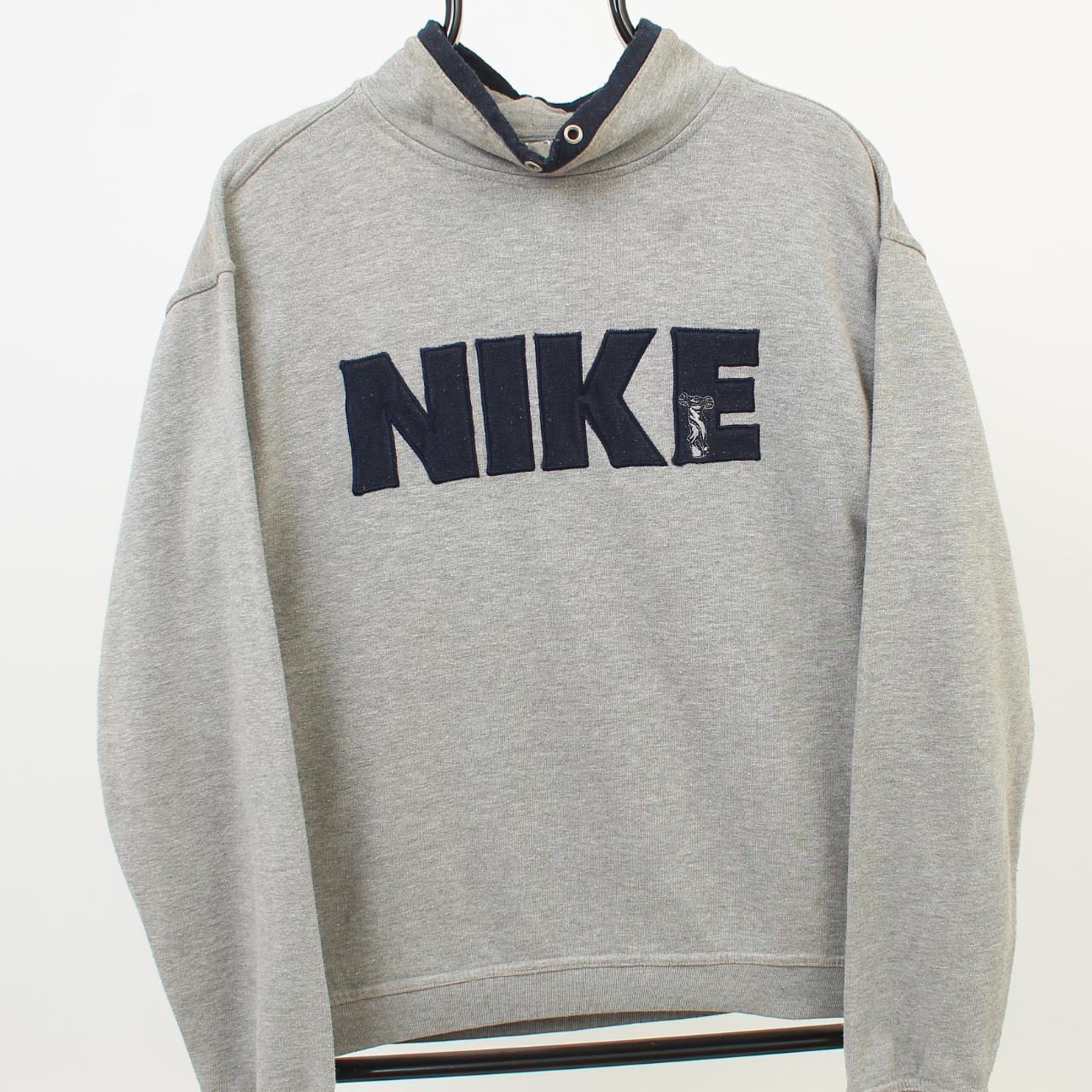 Nike high collar sweatshirt sale