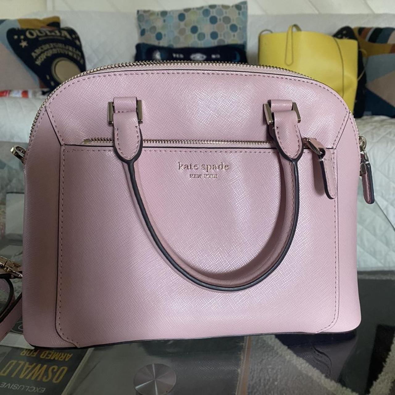 Light pink Kate Spade heart purse. Very spacious and - Depop