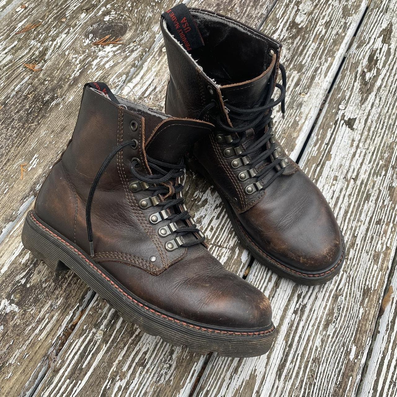 Vintage Dexter Combat Boots Men’s 10M Super... - Depop