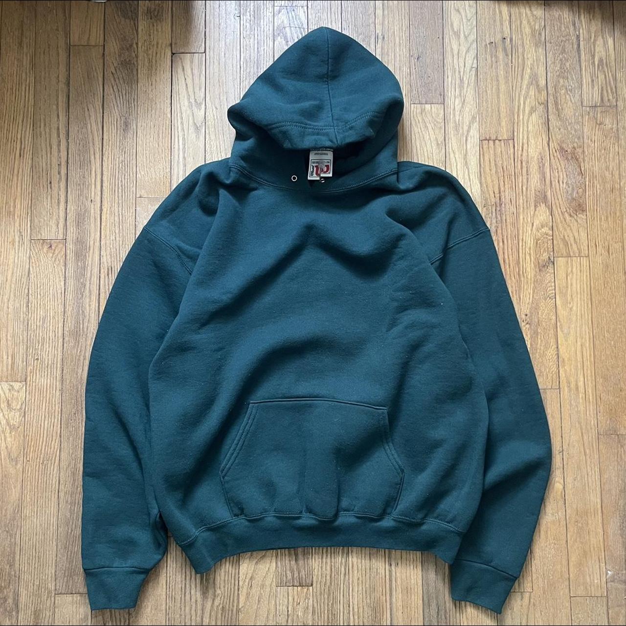 Wilson Men's Green Hoodie | Depop