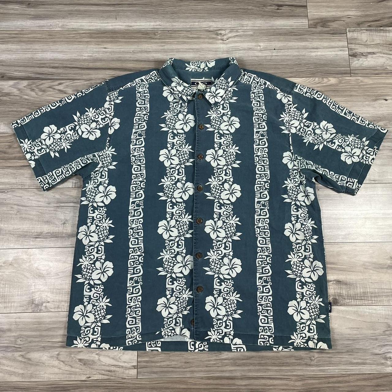 Ocean Pacific Hawaiian Button Up Shirt Size XL Has... - Depop