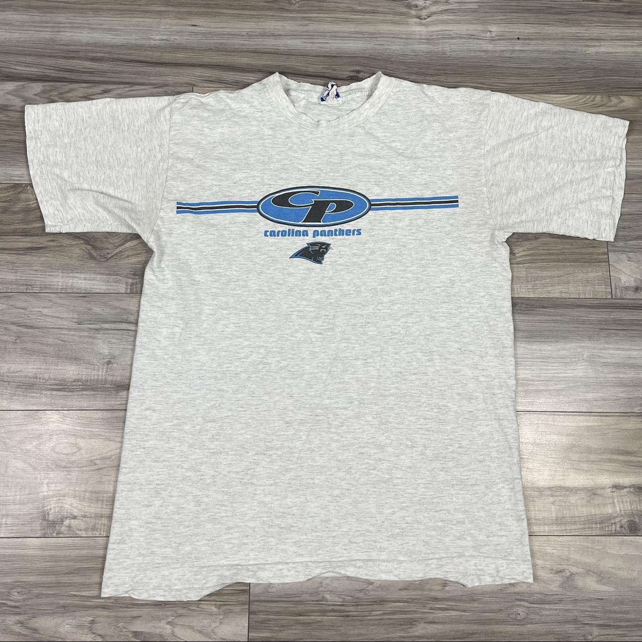 Carolina Panthers Y2K Shirt Size Large Washed - Depop