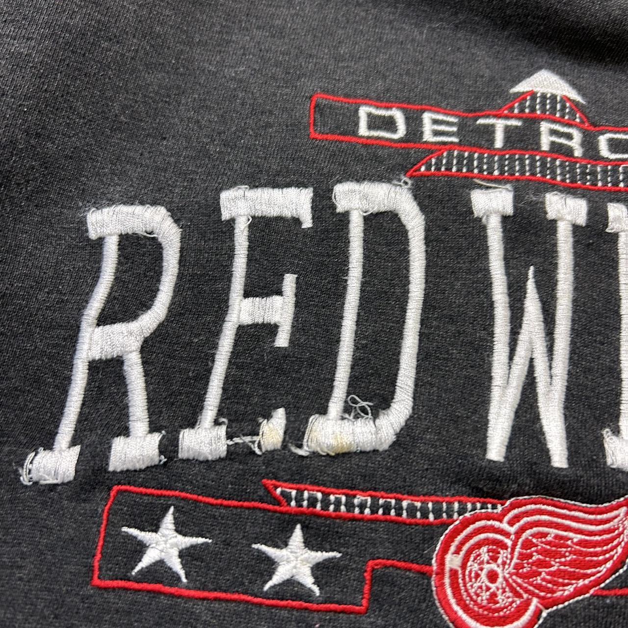 NHL Men's Sweatshirt - Black/Grey - M – Detroit R… - image 3