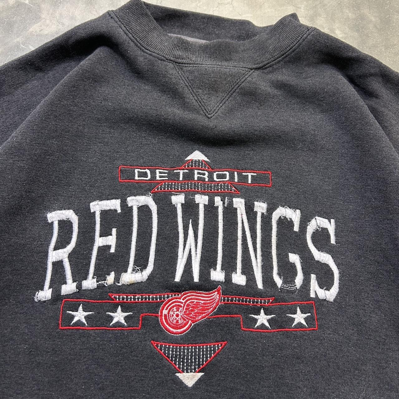 NHL Men's Sweatshirt - Black/Grey - M – Detroit R… - image 2