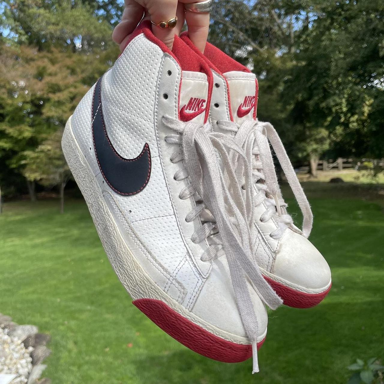 high top white blazers