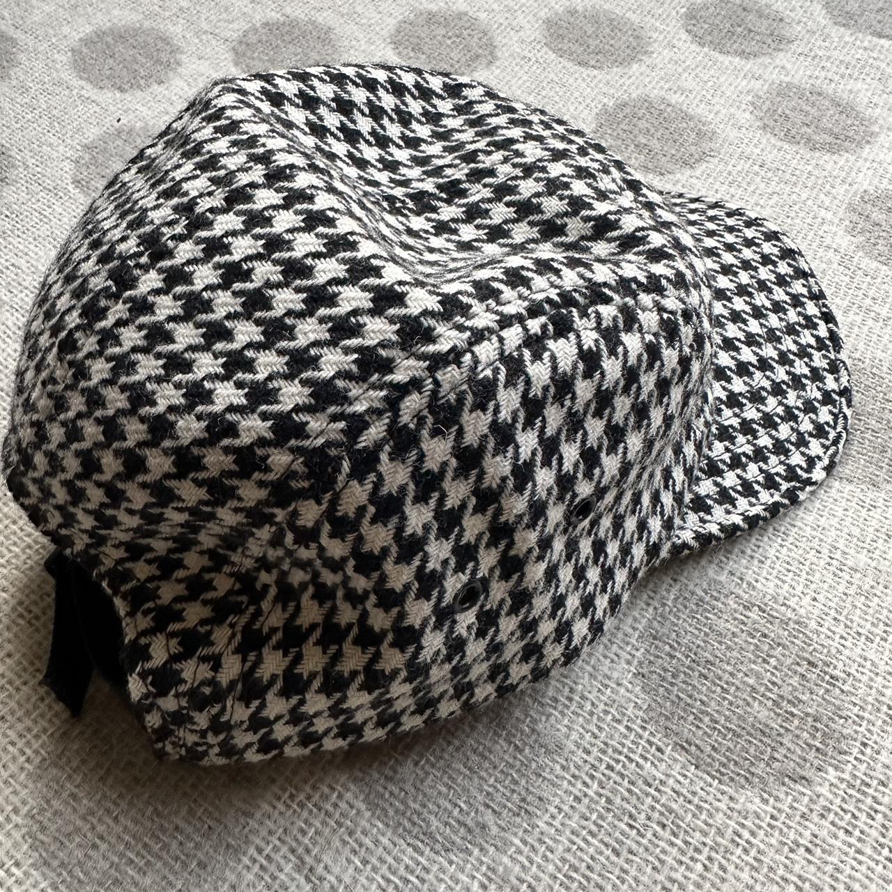 Supreme RARE FW08 Houndstooth Wool Camp Cap Like... - Depop