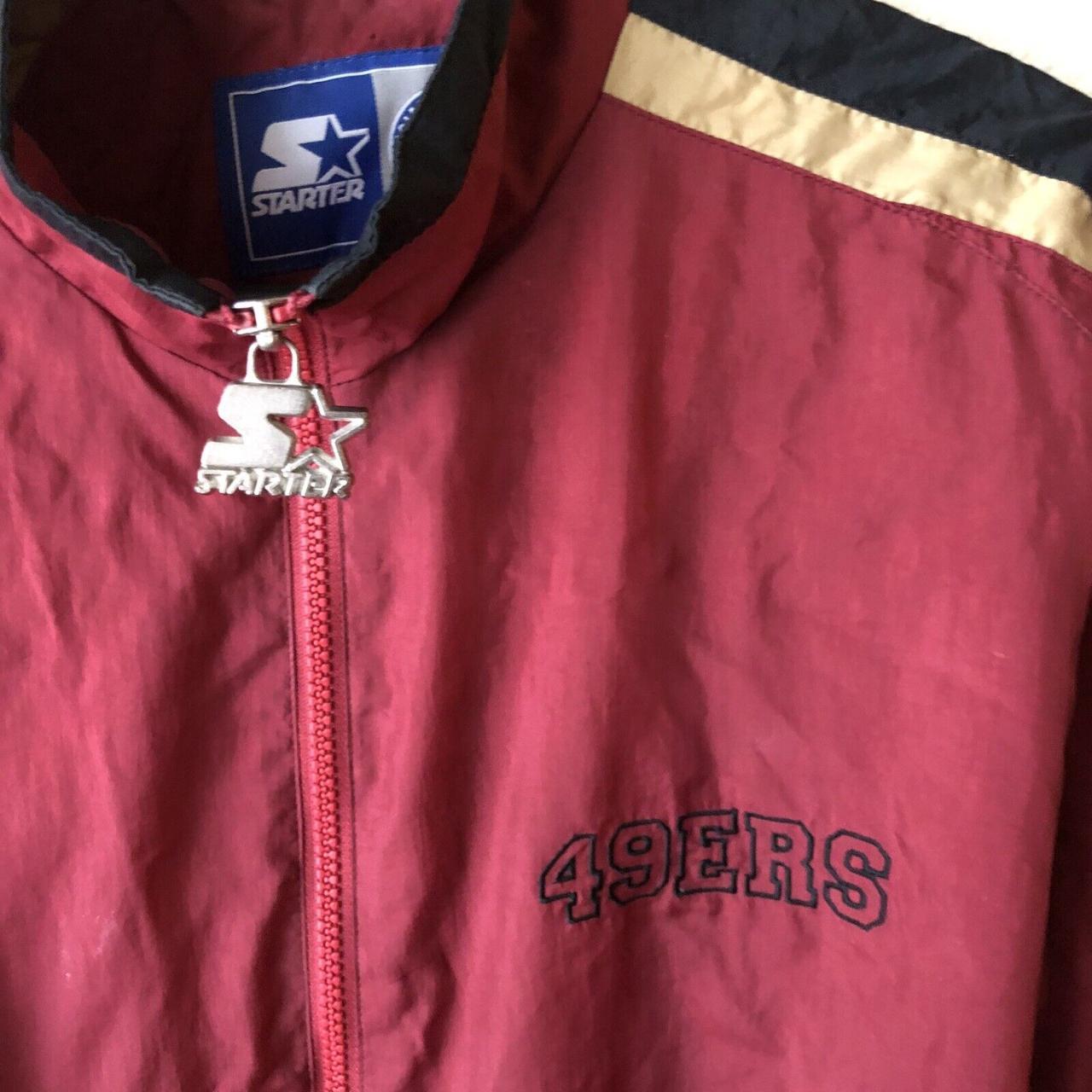 Vintage 90's San Francisco 49ers Windbreaker Jacket - Depop