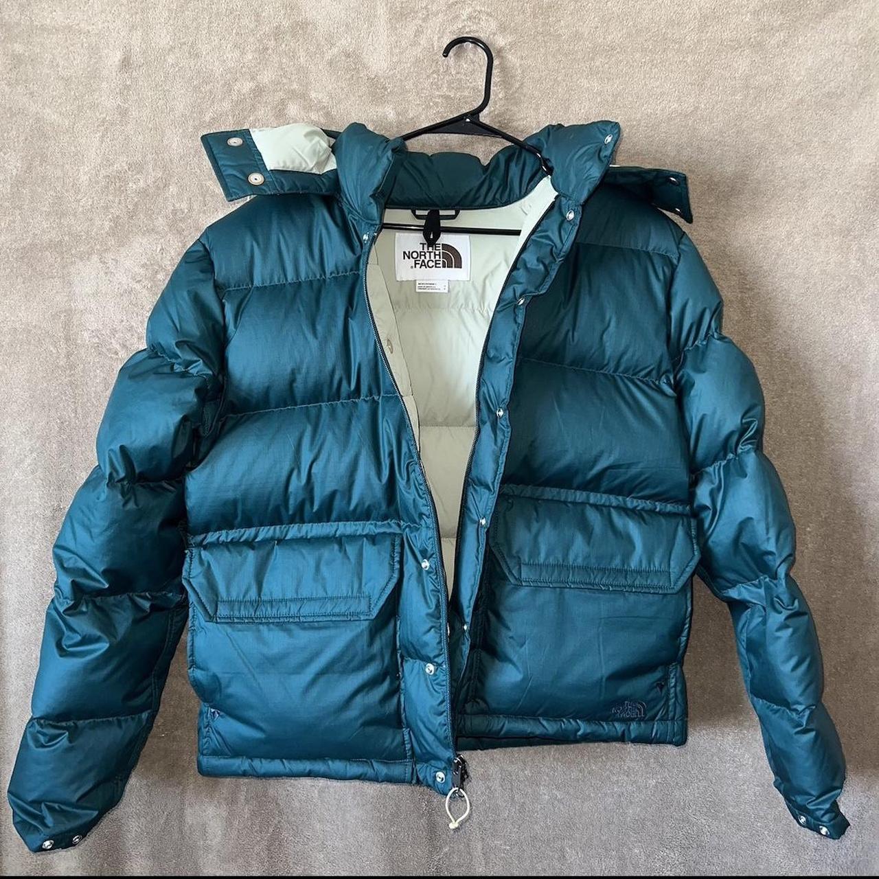 North face clearance green puffer