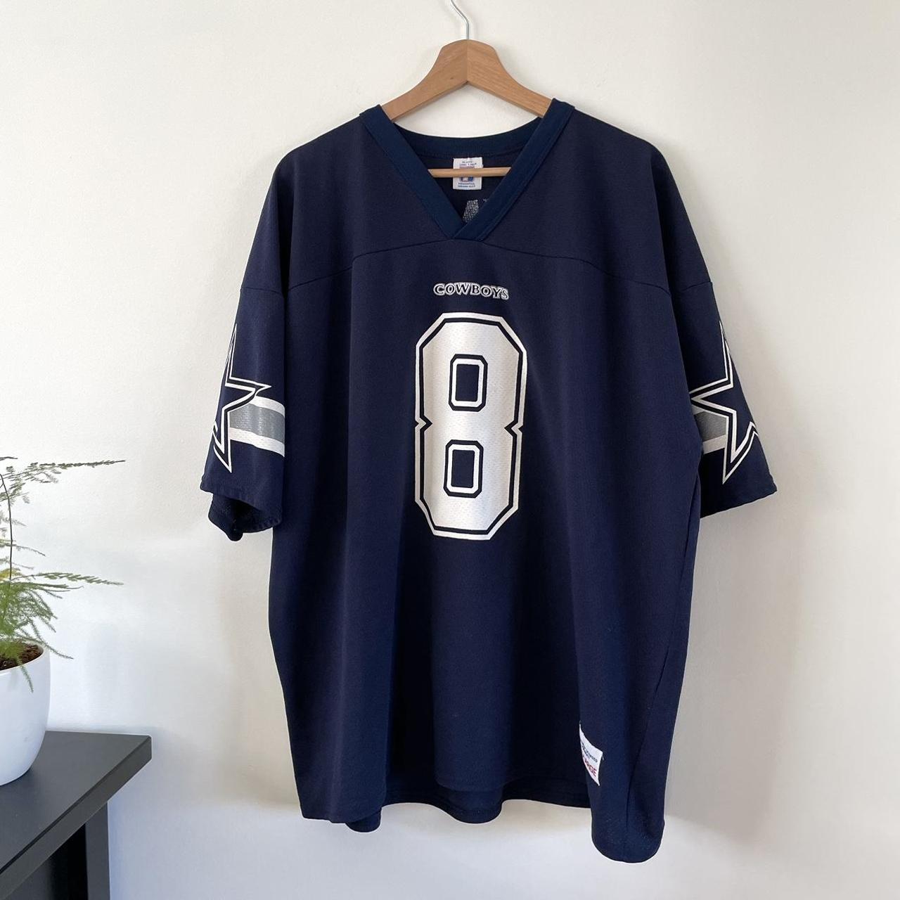 VINTAGE 90s Dallas Cowboys Troy Aikman Shirt - Depop