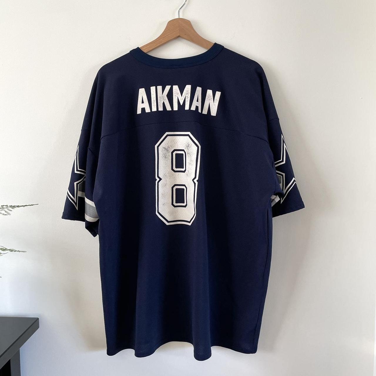 90s Vintage Troy Aikman 8 Dallas Cowboys Nfl Football Logo 7 