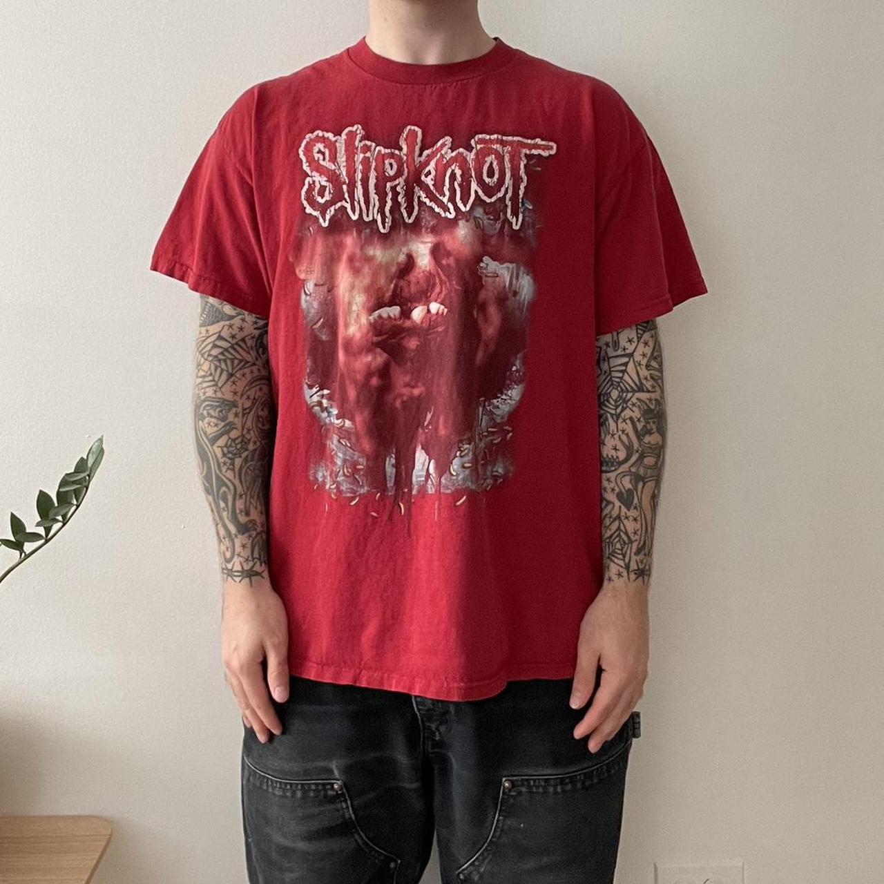 Vintage 2001 Slipknot International Infestation T... - Depop