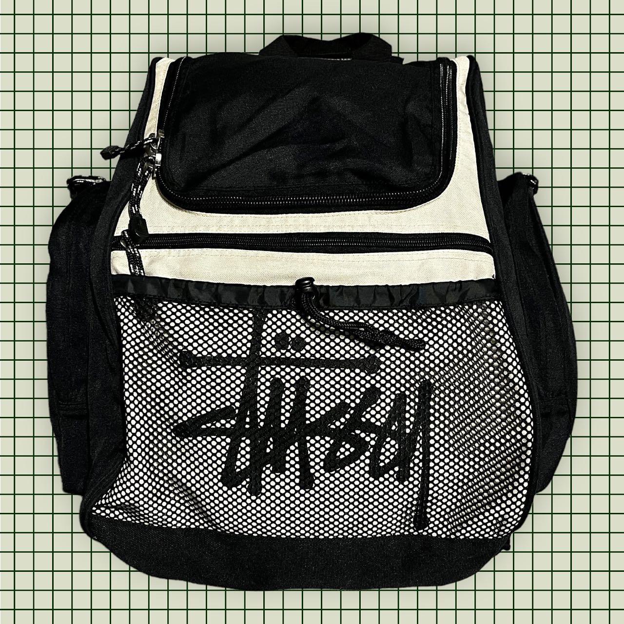 stussy spellout backpack stussy backpack stussy... Depop