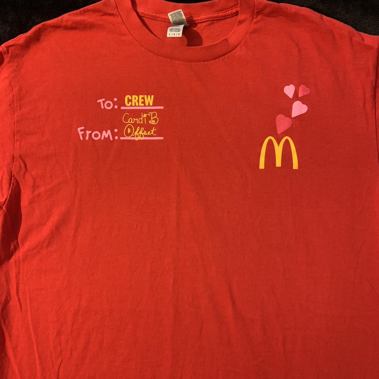 McDonald’s X Cardi B And Offset Meal Crew Shirt... - Depop