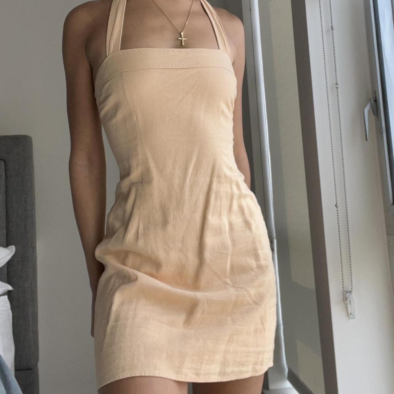 Abercrombie & Fitch Women's Orange Dress Depop