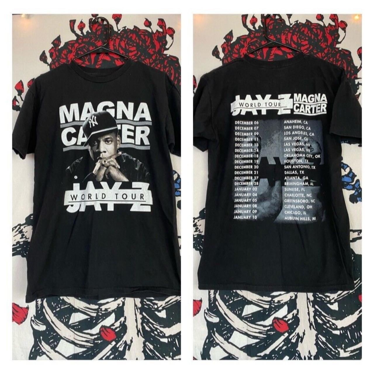 Jay Z Magna Carta World Tour 2013 2014 Shirt Hip Hop... - Depop