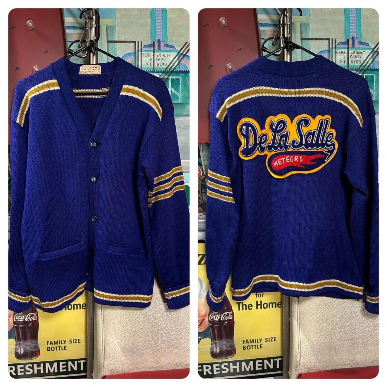 VTG 50s 60s Mid Century De La Salle Meteors Varsity | Depop