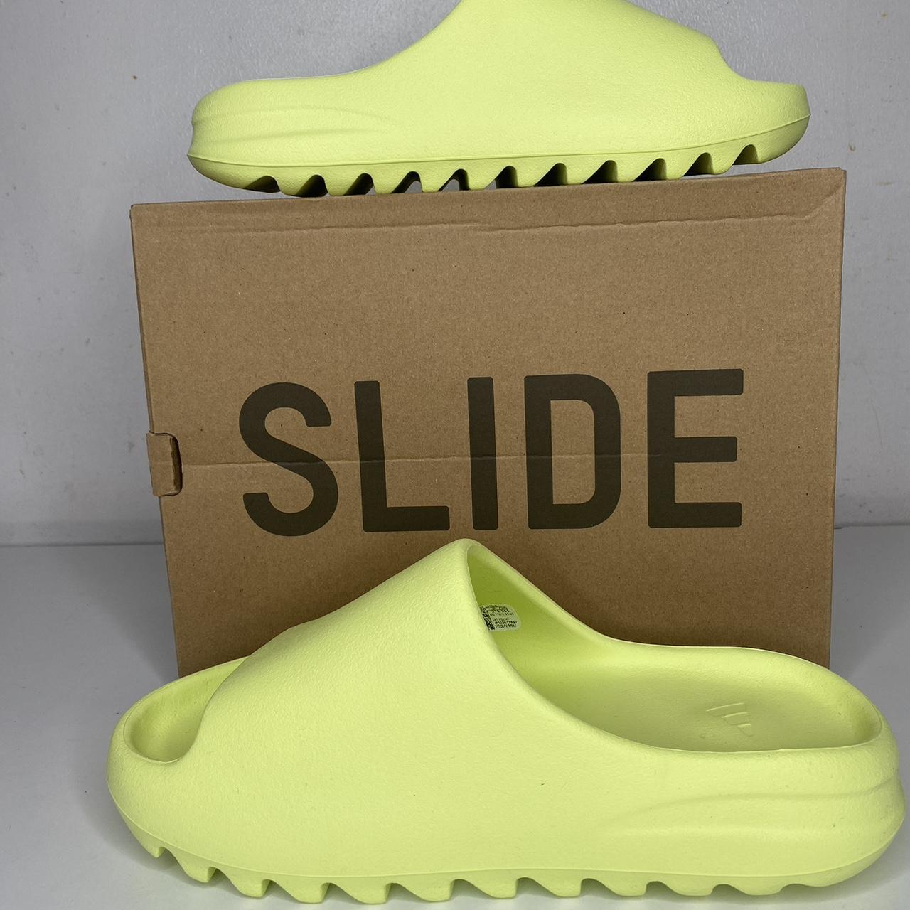 Yeezy Men's Yellow Slides | Depop