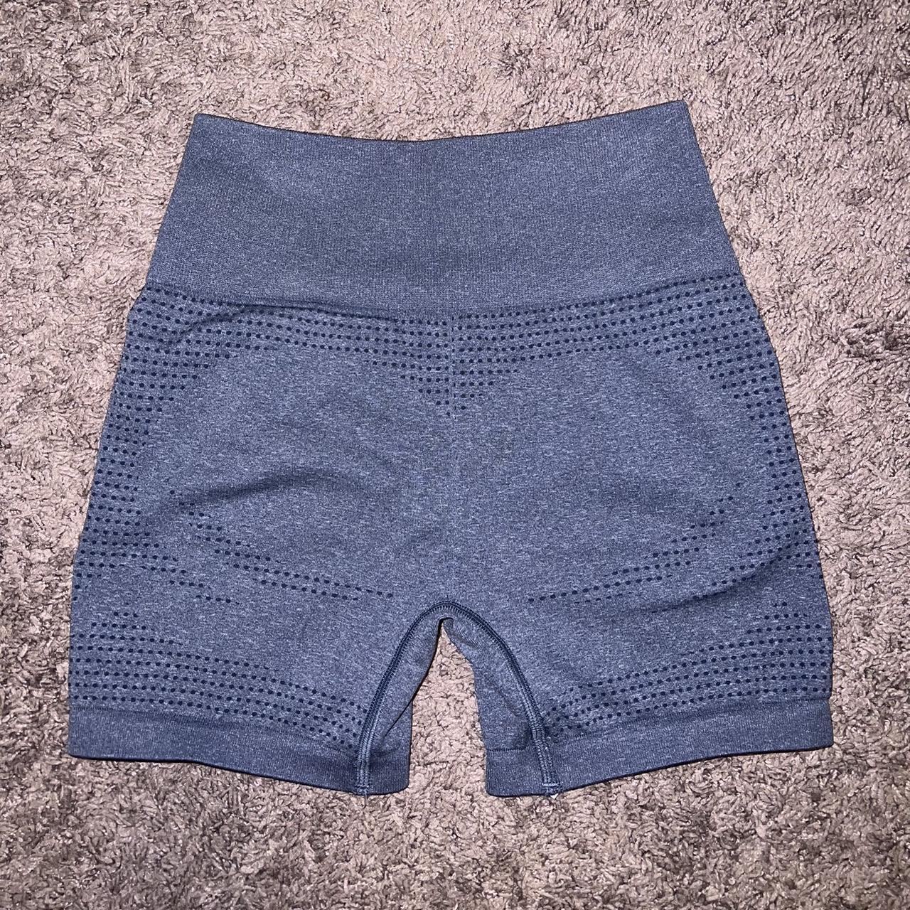gymshark vital seamless 2.0 shorts in blue marl, Women's Fashion