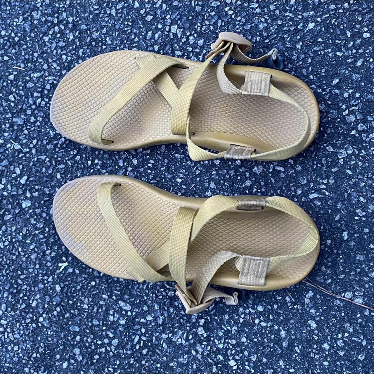 Size 11 women s yellow Chaco shoes Worn a few times Depop