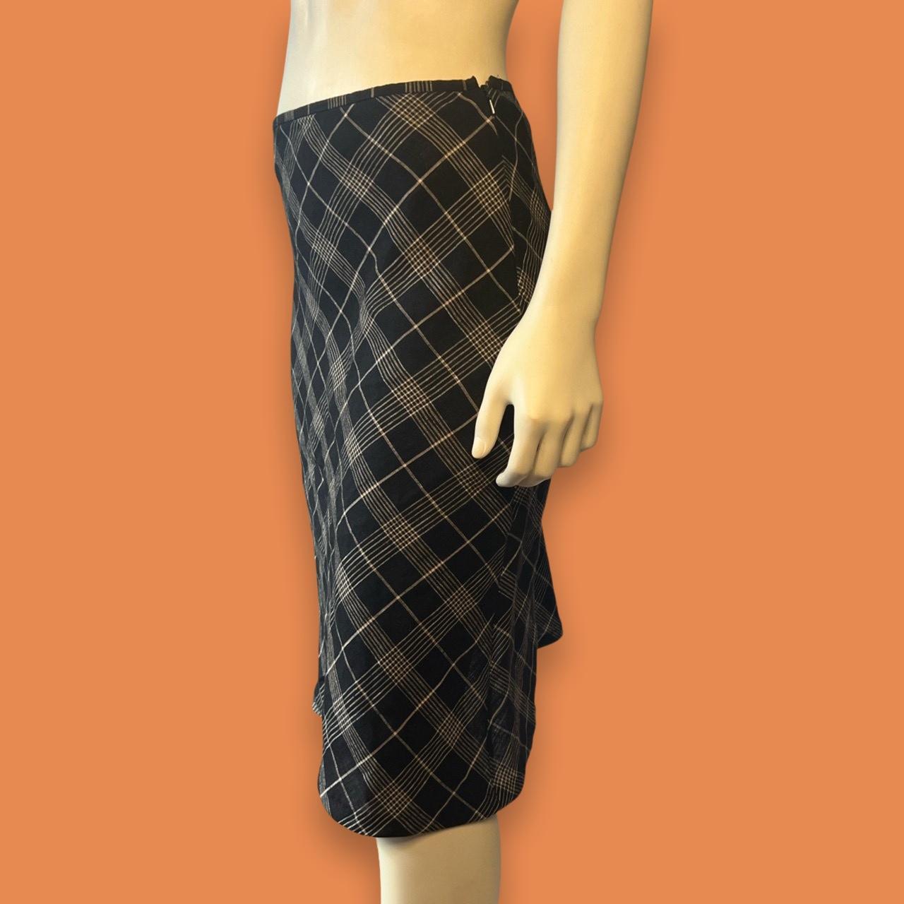 Merona Women S Black And Tan Skirt Depop