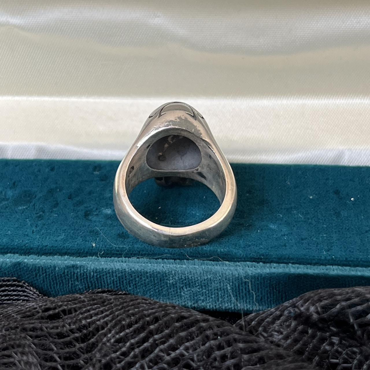 Men's Ring - Silver – Solid sterling silver skull… - image 3