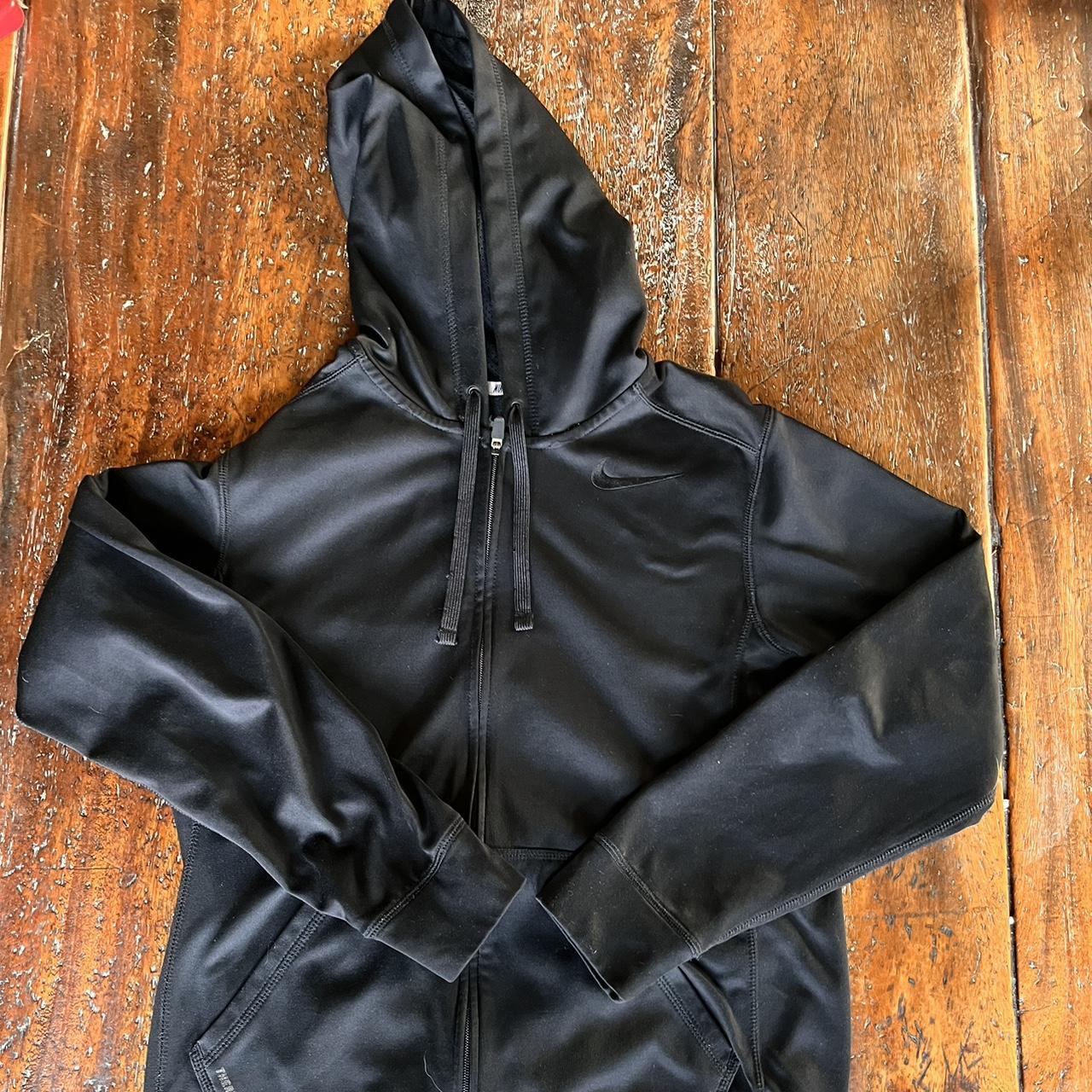 mens black nike zip hoodie